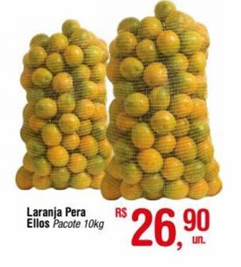 Fort Atacadista Laranja Pera Ellos Pacote 10kg oferta