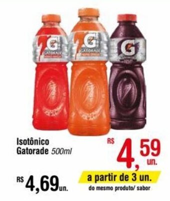 Fort Atacadista Isotônico Gatorade 500ml oferta