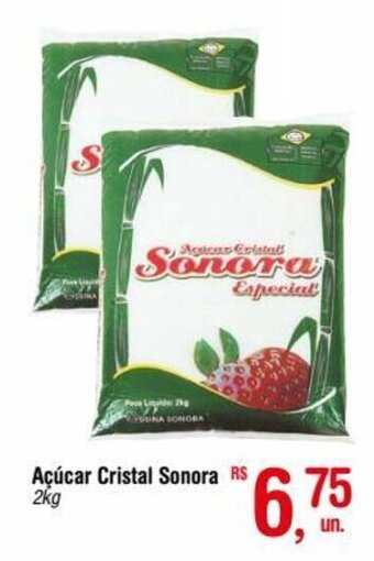 Fort Atacadista Açúcar Cristal Sonora 2kg oferta