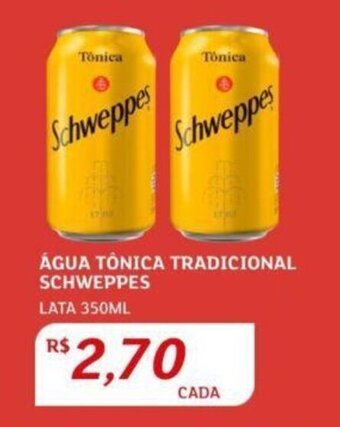 Assaí Atacadista ÁGUA TÔNICA TRADICIONAL SCHWEPPES LATA 350ML oferta
