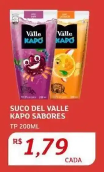 Assaí Atacadista SUCO DEL VALLE KAPO SABORES TP 200ML oferta