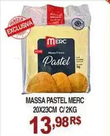 Mercadão Atacadista Massa Pastsel Merc 20 x 23cm c/ 2kg oferta