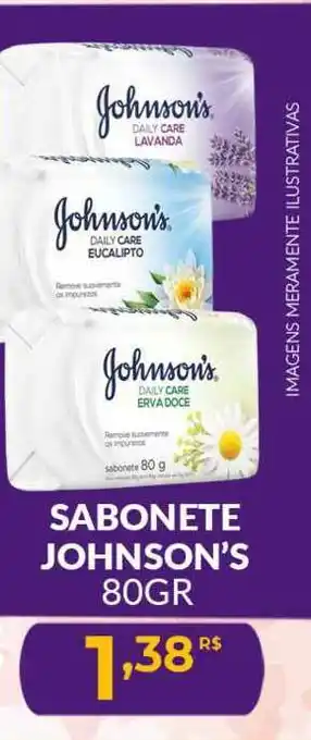 Mercadão Atacadista Sabonete Johnson's 80g oferta