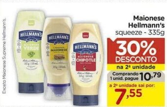 Carrefour Maionese Hellmann's squeeze - 335g oferta