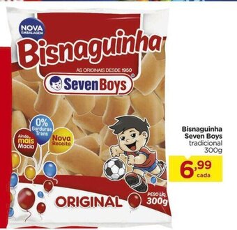 Bisnaguinha Seven Boys tradicional 300g