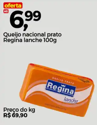 Frangolândia Queijo nacional prato Regina lanche 100g oferta