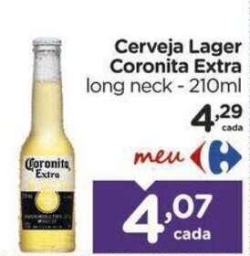 Cerveja Lager Coronita Extra long neck - 210ml