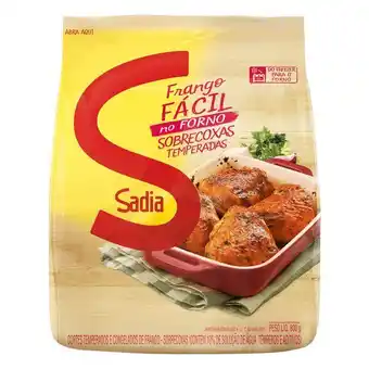 Festval Sobrecoxa de frango congelada temperada sadia frango fácil 800g oferta