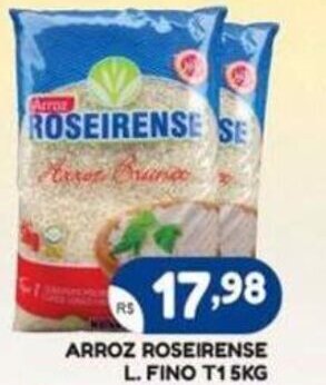 Bramil Supermercados ARROZ ROSEIRENSE L. FINO T1 5KG oferta
