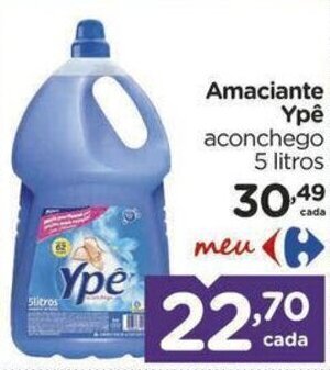 Carrefour Amaciante Ypê aconchego 5 litros oferta