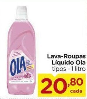 Carrefour Lava-Roupas Líquido Ola tipos - 1 litro oferta