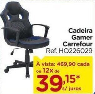 Carrefour Cadeira Gamer Carrefour oferta
