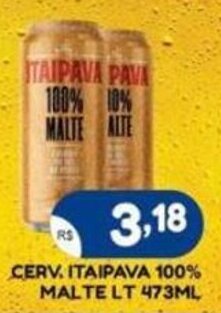 Bramil Supermercados CERV. ITAIPAVA 100% MALTE LT 473ML oferta
