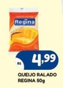 Bramil Supermercados QUEIJO RALADO REGINA 50g oferta