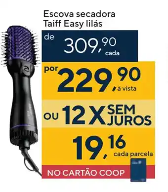 Coop Escova secadora Taiff Easy lilás oferta