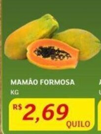 Assaí Atacadista MAMÃO FORMOSA KG oferta