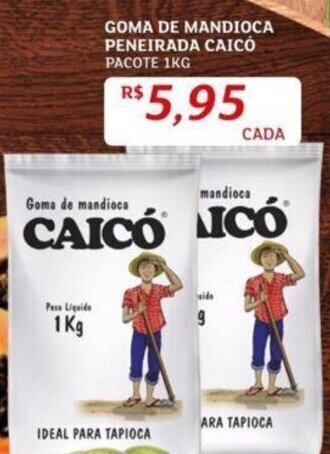 Assaí Atacadista GOMA DE MANDIOCA PENEIRADA CAICÓ PACOTE 1KG oferta