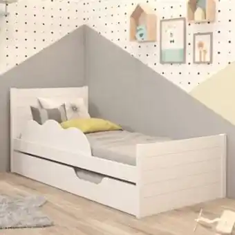 Leroy Merlin Bicama infantil com cama auxiliar e rodizios - branco oferta
