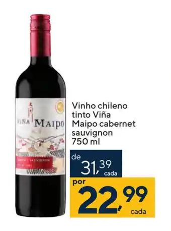 Coop Vinho chileno tinto Viña VINA MAIPO Maipo cabernet sauvignon 750 ml oferta