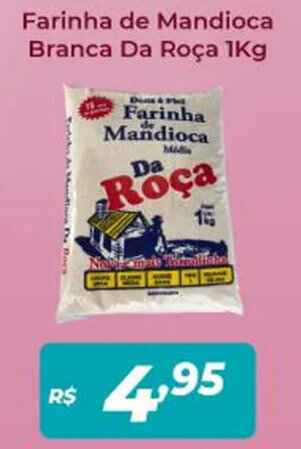 Atakarejo Farinha de Mandioca Branca Da Roça 1Kg oferta