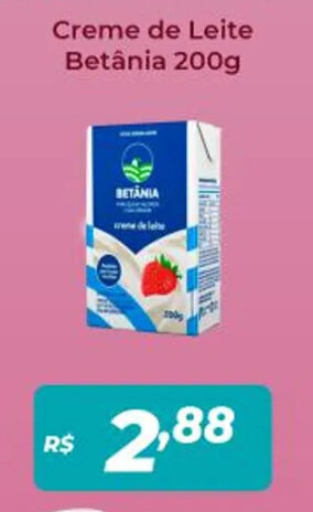 Atakarejo Creme de Leite Betânia 200g oferta