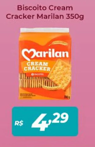 Atakarejo Biscoito Cream Cracker Marilan 350g oferta