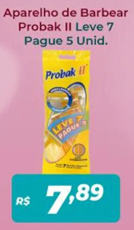 Atakarejo Aparelho de Barbear Probak II Leve 7 Pague 5 Unid. oferta