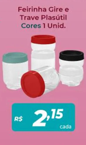 Atakarejo Feirinha Gire e Trave Plasútil Cores 1 Unid. oferta