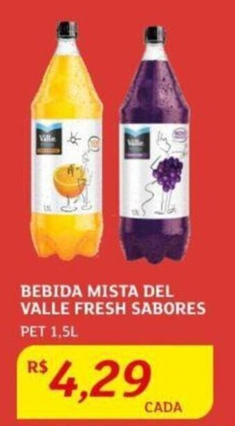 Assaí Atacadista BEBIDA MISTA DEL VALLE FRESH SABORES PET 1,5L oferta