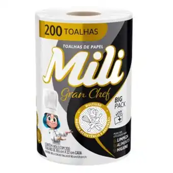 Rede Top Papel toalha gran chef mili 200 folhas oferta