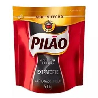 Nagumo Café pilão extra forte abre e fecha embalagem 500g oferta