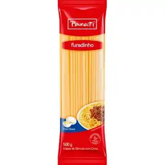 Supermercados Myatã Macarrão com ovos furadinho parati 500g oferta