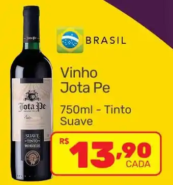 Vinho Jota Pe 750ml - Tinto Suave