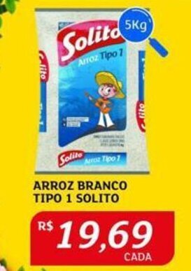 ARROZ BRANCO TIPO 1 SOLITO