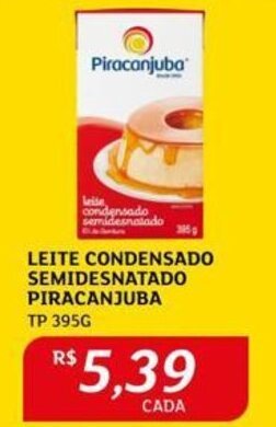 Assaí Atacadista LEITE CONDENSADO SEMIDESNATADO PIRACANJUBA TP 395G oferta