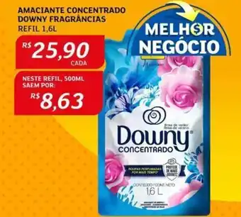 Assaí Atacadista AMACIANTE CONCENTRADO DOWNY FRAGRÂNCIAS REFIL 1,6L oferta