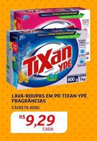 Assaí Atacadista LAVA-ROUPAS EM PÓ TIXAN YPÉ FRAGRÂNCIAS CAIXETA 800G oferta