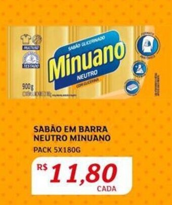 Assaí Atacadista SABÃO EM BARRA NEUTRO MINUANO PACK 5X180G oferta