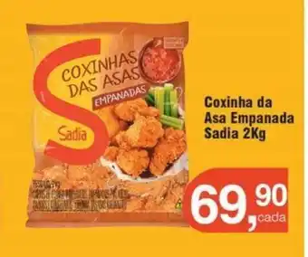 Royal Supermercados Coxinha da Asa Empanada Sadia 2Kg oferta