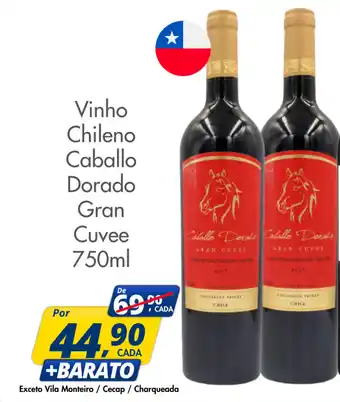 Delta Supermercados Vinho Chileno Caballo Dorado Gran Cuvee 750ml oferta