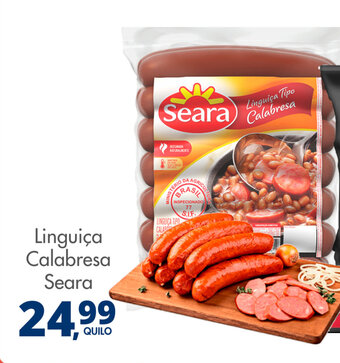 Delta Supermercados Linguiça Calabresa Seara oferta