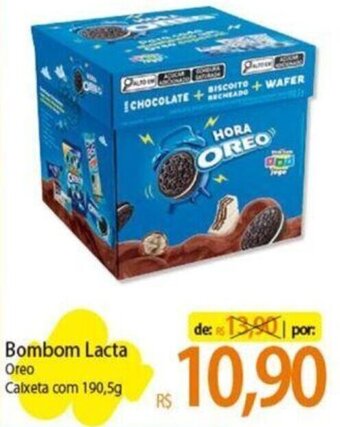 Atacadão Bombom Lacta Oreo Caixeta com 190,5g oferta