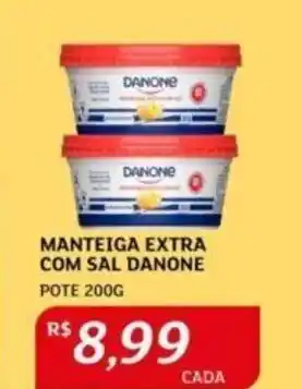 Assaí Atacadista MANTEIGA EXTRA COM SAL DANONE POTE 200G oferta