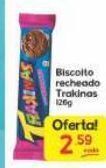 Biscoito recheado trakinas 126g