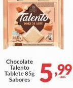 Chocolate talento tablete 85g