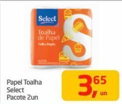 Tenda Atacado Papel toalha select pacote 2un oferta