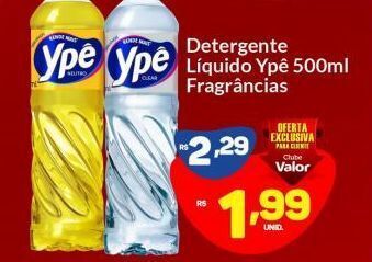 Detergente líquido ypê 500ml