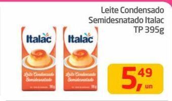Tenda Atacado Leite condensado semidesnatado italac tp 395g oferta