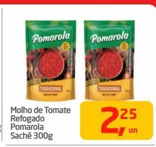 Tenda Atacado Molho de tomate refogado pomarola sachê 300g oferta