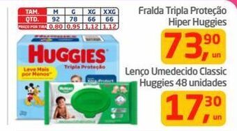 Tenda Atacado Fralda tripla proteção hiper huggies oferta